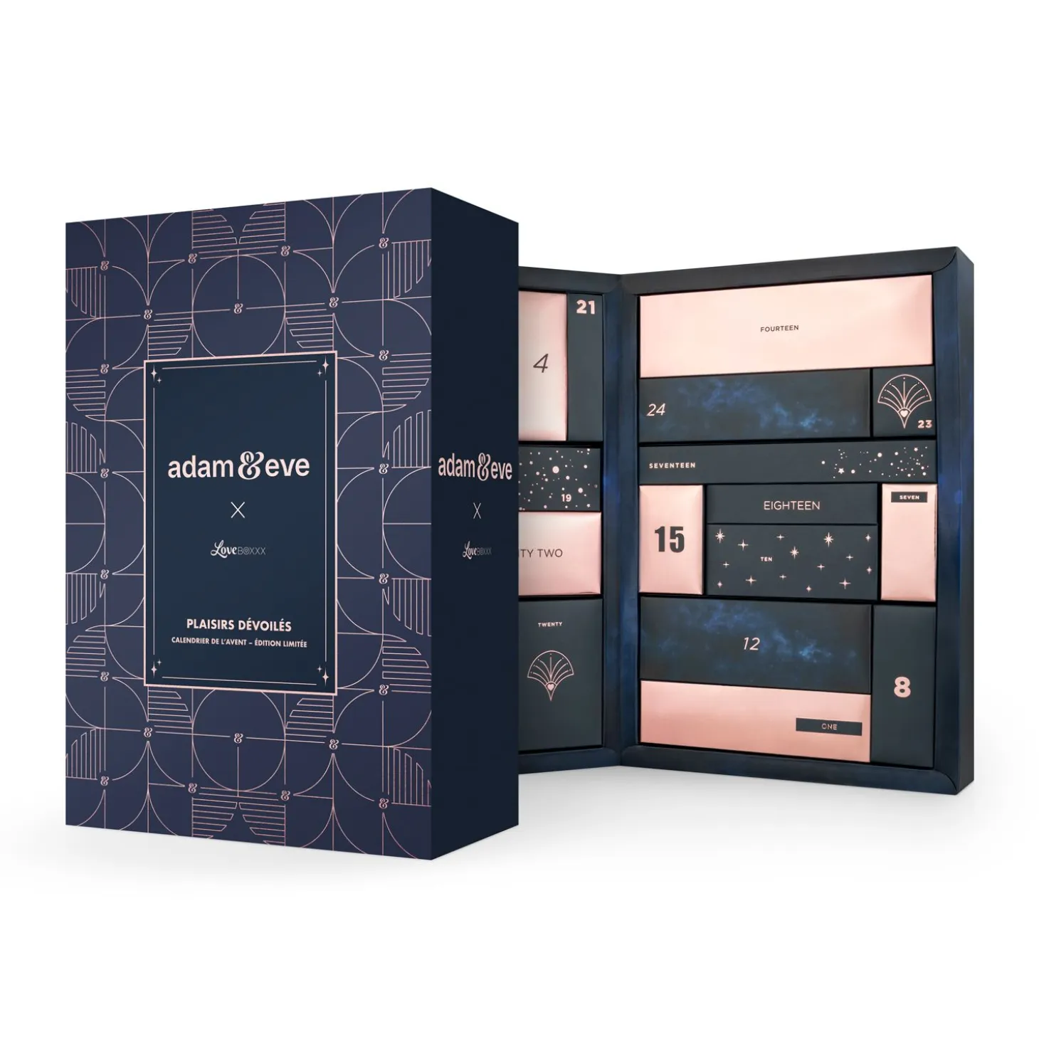 Adam et Eve Coffret 24 jours - Plaisirs Dévoilés