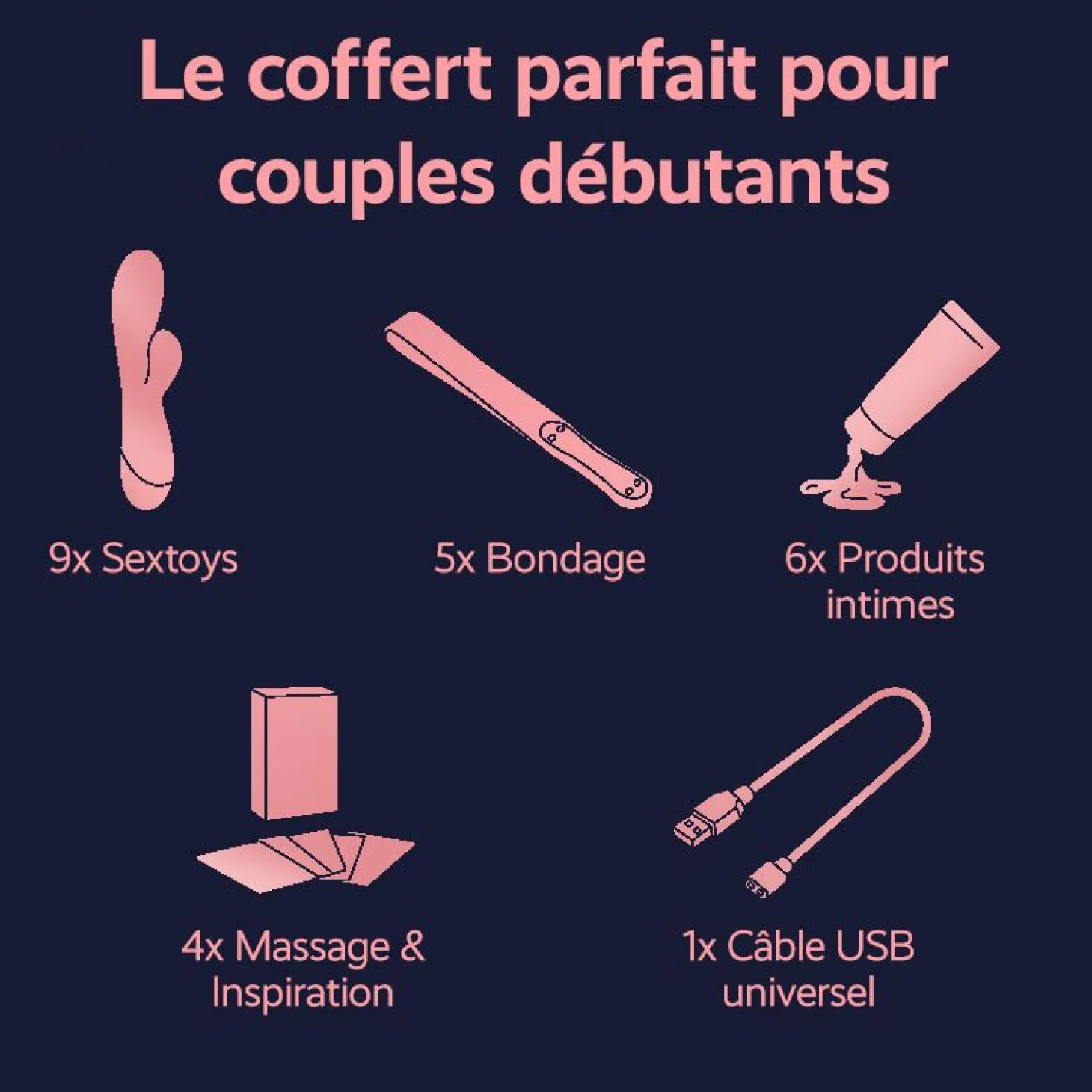 Adam et Eve Coffret 24 jours - Plaisirs Dévoilés