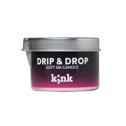AMORELIE – Bougie SM Drip & Drop – Rose néon
