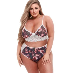 Baci – White Label Ensemble Soutien-Gorge & Culotte – Queen Size