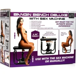 Bangin' Bank de luxe avec machine à sexe multispeed