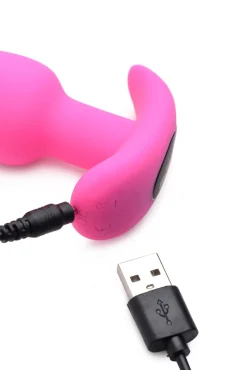 BANG! - Plug Anal Vibrant avec Télécommande - Rose