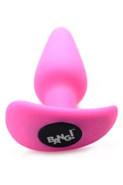 BANG! - Plug Anal Vibrant avec Télécommande - Rose