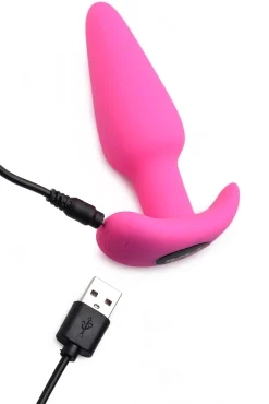 BANG! - Plug Anal Vibrant avec Télécommande - Rose
