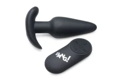 BANG! - Plug Anal Vibrant avec Télécommande -Noir