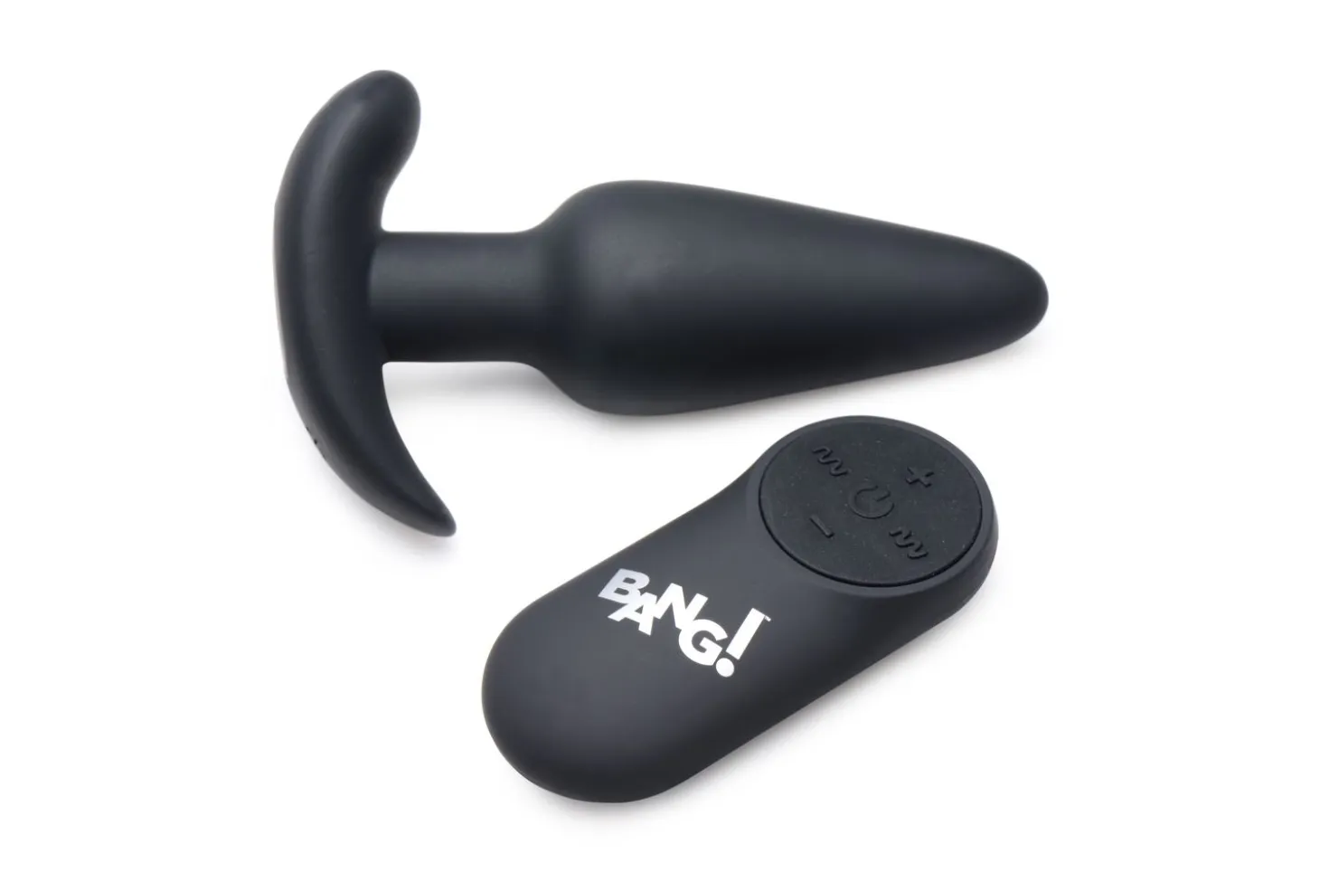 BANG! - Plug Anal Vibrant avec Télécommande -Noir