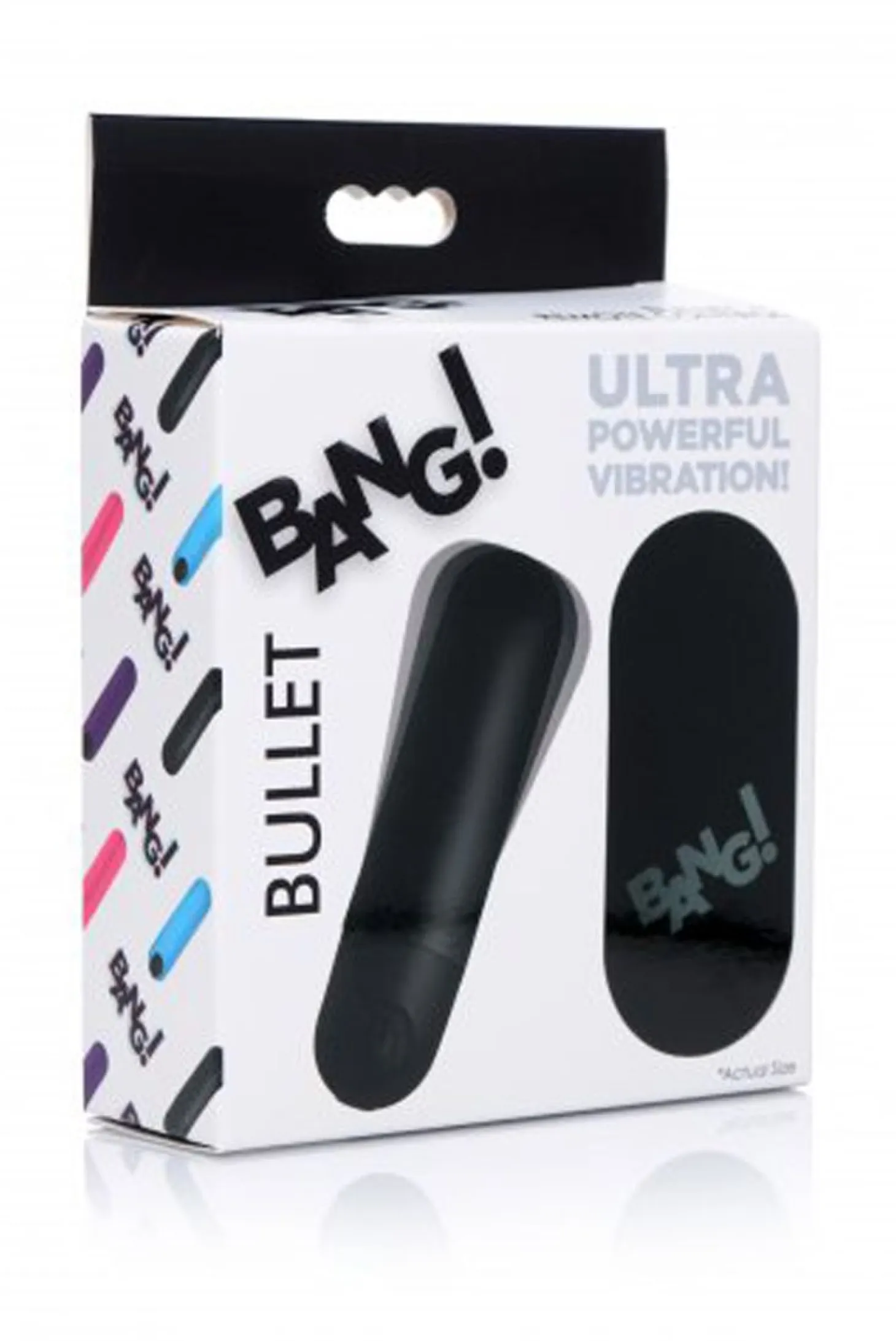 Bang! Vibrateur à balle avec télécommande - Noir