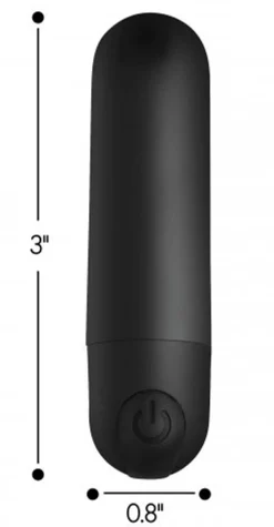 Bang! Vibrateur à balle avec télécommande - Noir