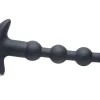 BANG! - 28X Boules Anales Vibrantes en Silicone avec Télécommande - Noir
