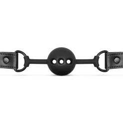 Bedroom Fantasies - Bâillon avec boule en silicone percée - Noir