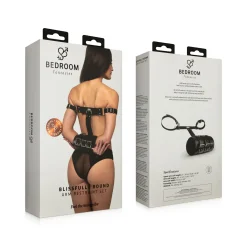 Bedroom Fantasies - Blissfully Bound Menottes pour les bras - Noir