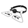 Bedroom Fantasies - Collier avec Laisse - Argent