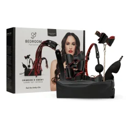 Bedroom Fantasies - Crimson & Ebony - Set de Luxe 8 Pièces