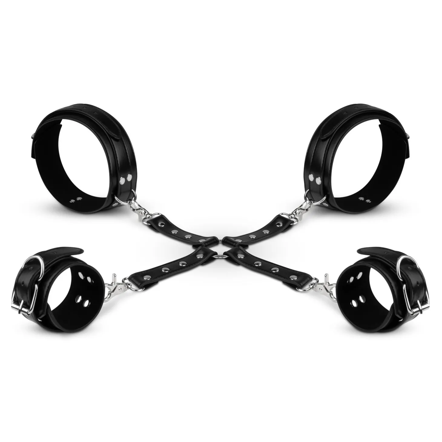 Bedroom Fantasies - Ensemble menottes et hogtie - Noir
