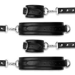 Bedroom Fantasies - Ensemble menottes et hogtie - Noir