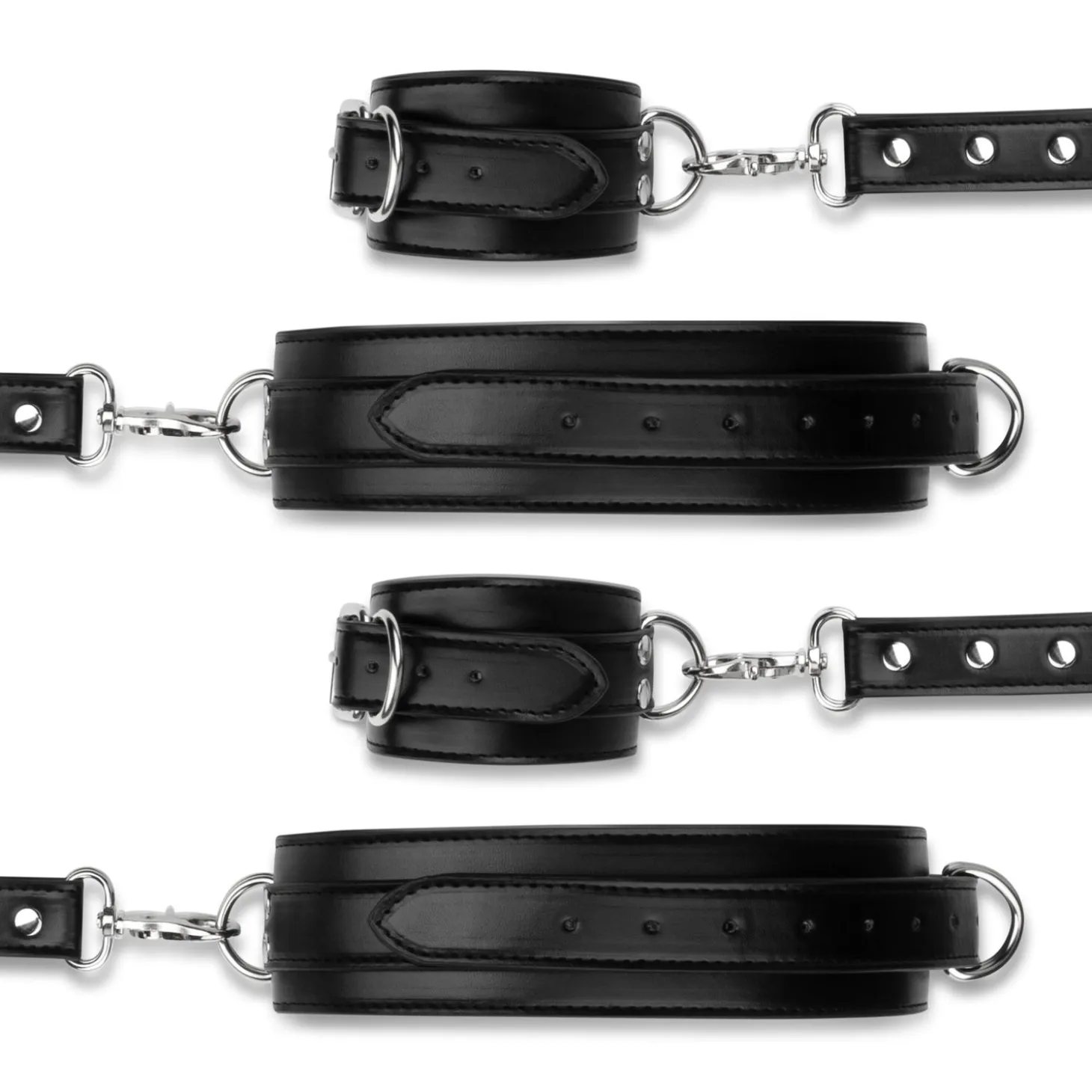 Bedroom Fantasies - Ensemble menottes et hogtie - Noir