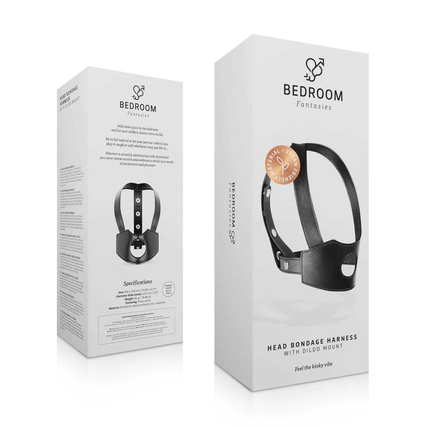 Bedroom Fantasies - Head Strap On - Noir