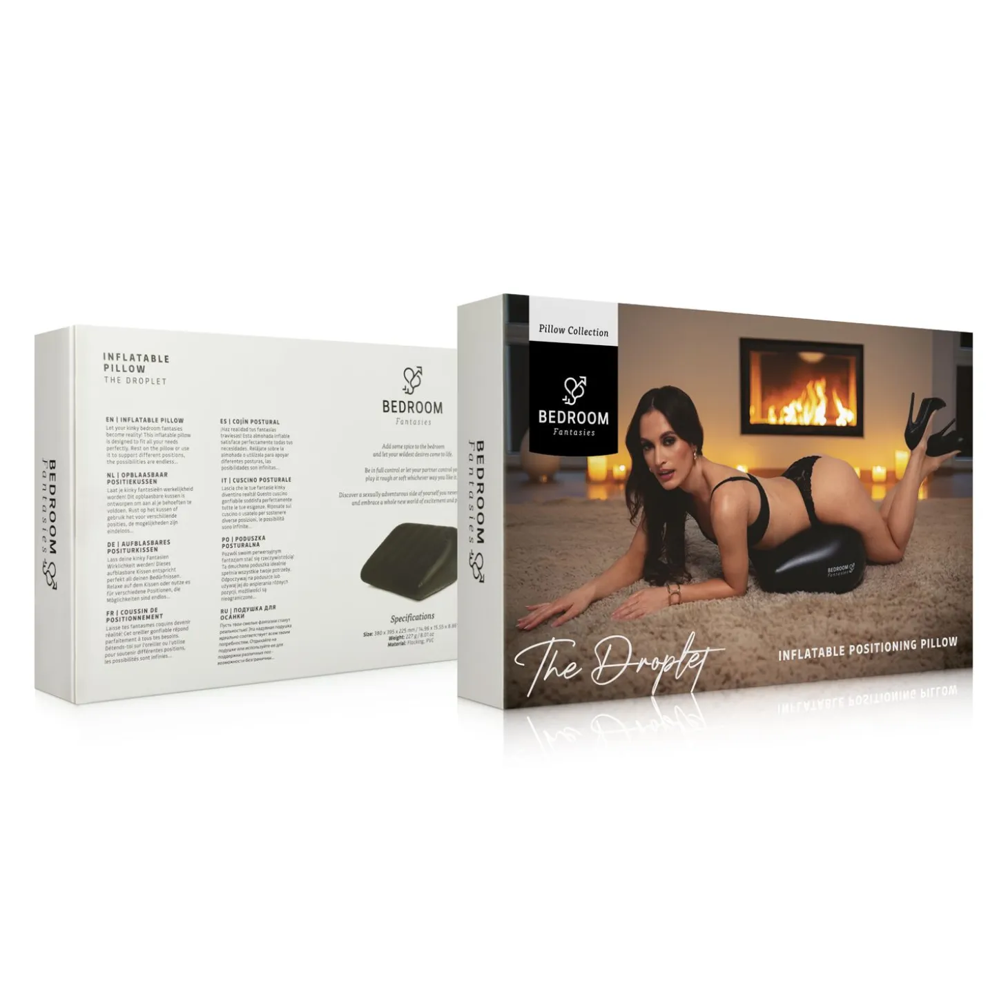 Bedroom Fantasies - The Droplet Oreiller Gonflable - Noir