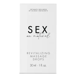 Bijoux Indiscrets – SEX AU NATUREL Gouttes de Massage Intime Revitalisantes – 30 ml