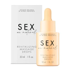 Bijoux Indiscrets – SEX AU NATUREL Gouttes de Massage Intime Revitalisantes – 30 ml