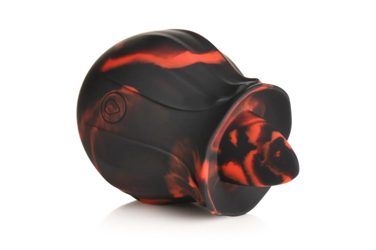 BLOOMGASM - Black Kiss Vibrateur Rose Rimming - Rouge/Noir