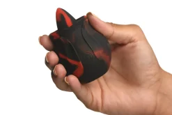 BLOOMGASM - Black Kiss Vibrateur Rose Rimming - Rouge/Noir