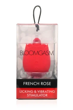 BLOOMGASM - French Rose Stimulateur Léchage et Vibration - Rouge