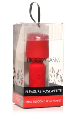 BLOOMGASM - Mini Vibromasseur Pleasure Rose - Rouge