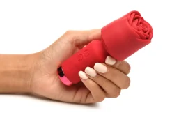 BLOOMGASM - Mini Vibromasseur Pleasure Rose - Rouge