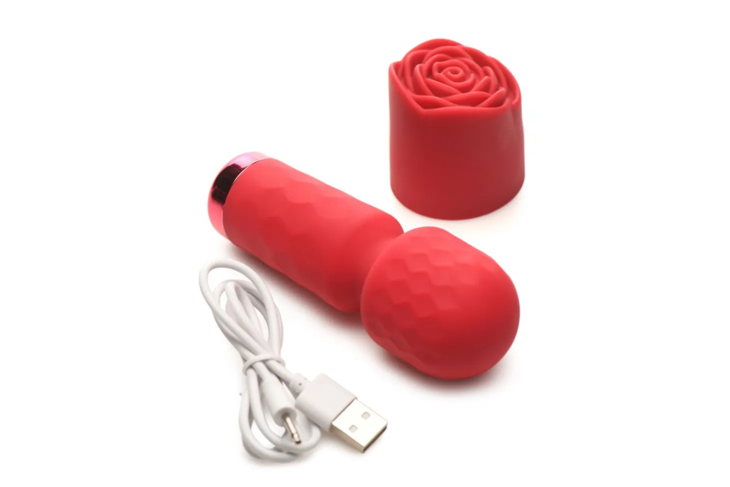 BLOOMGASM - Mini Vibromasseur Pleasure Rose - Rouge