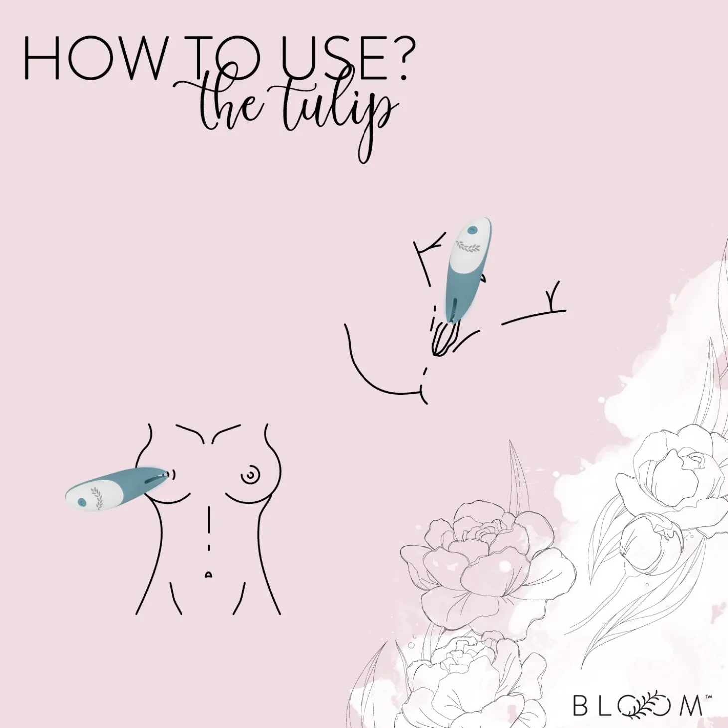 Bloom - The Tulip Stimulateur Clitoridien - Technologie Swipe