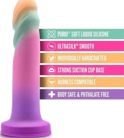 Blush Novelties - Avant Sunrise Gaze Sherbet Dildo - Couleurs Variées