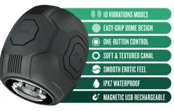 Blush Novelties - Masturbateur Vibrant Dome X - Noir