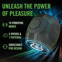 Blush Novelties - Masturbateur Vibrant Dome X - Noir