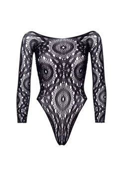 Body en dentelle Goddess - Noir