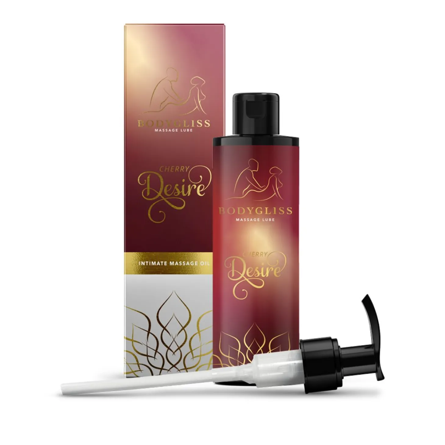 BodyGliss - Cherry Desire Huile de Massage et Lubrifiant - 150 ml