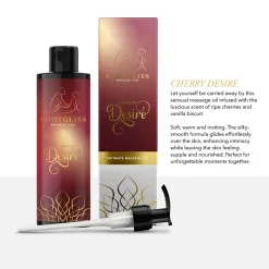 BodyGliss - Cherry Desire Huile de Massage et Lubrifiant - 150 ml