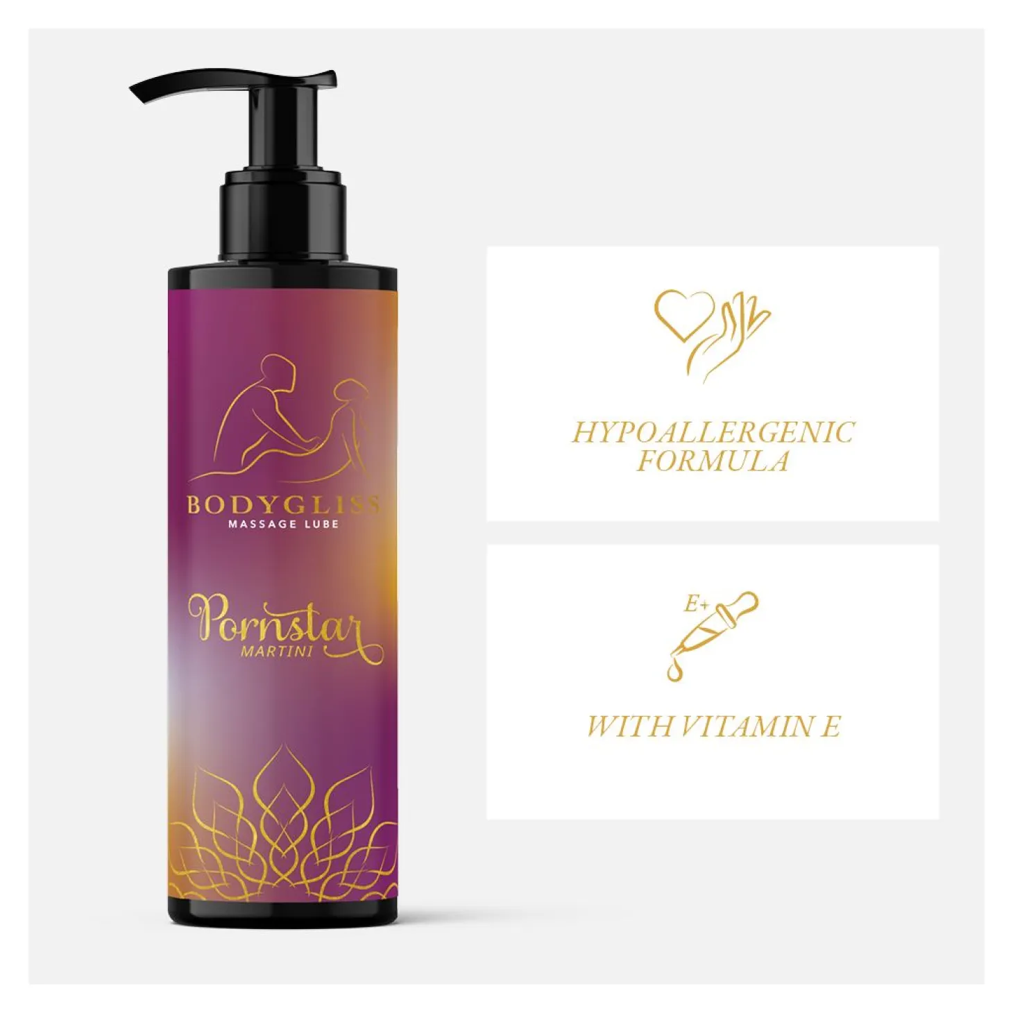 BodyGliss - Huile de Massage et Lubrifiant en 1 Pornstar Martini - 150 ml