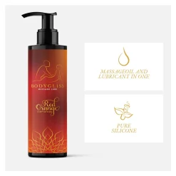 BodyGliss - Huile de massage et lubrifiant Orange sanguine - 150 ml