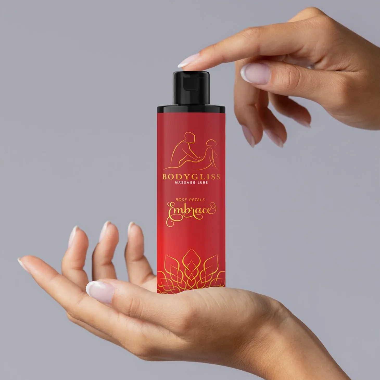 BodyGliss - Huile de massage et lubrifiant aux pétales de rose - 150 ml