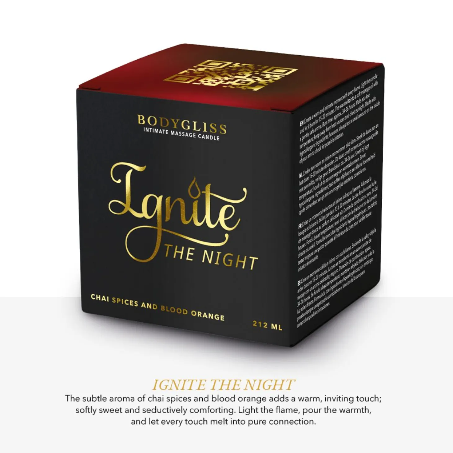 BodyGliss - Intimate Massage candle - Ignite the Night