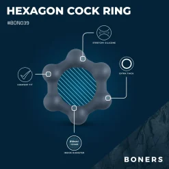 Boners Hexagone avec boules d'acier