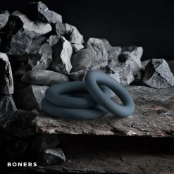 Boners - Set de 3 anneaux péniens - Gris