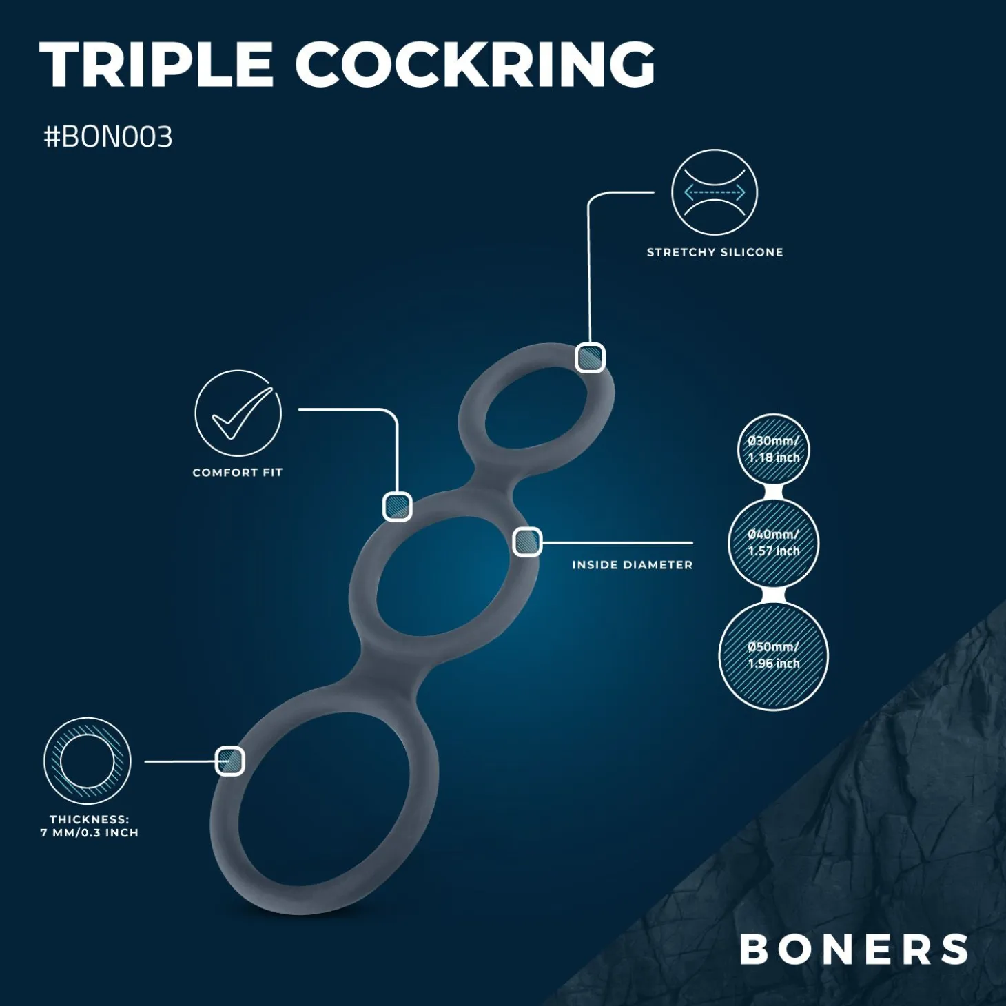 Boners Triple Ring