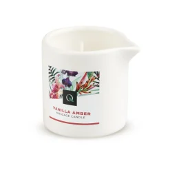 Bougie de massage Exotiq ambre à la vanille - 80 g