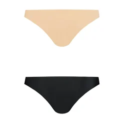 Bye Bra - Invisible Brazilian Nude + Black S