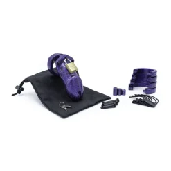 CB-X – CB-6000 Kit de Chasteté – Paillettes Violettes