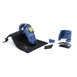 CB-X – CB-6000 Kit de Chasteté – Paillettes Bleues