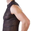Chemise powernet avec rayures wetlook