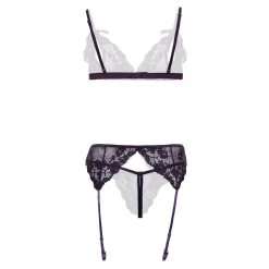 Christine - Axelle Ensemble 3p - Entrejambe & Cups Violet